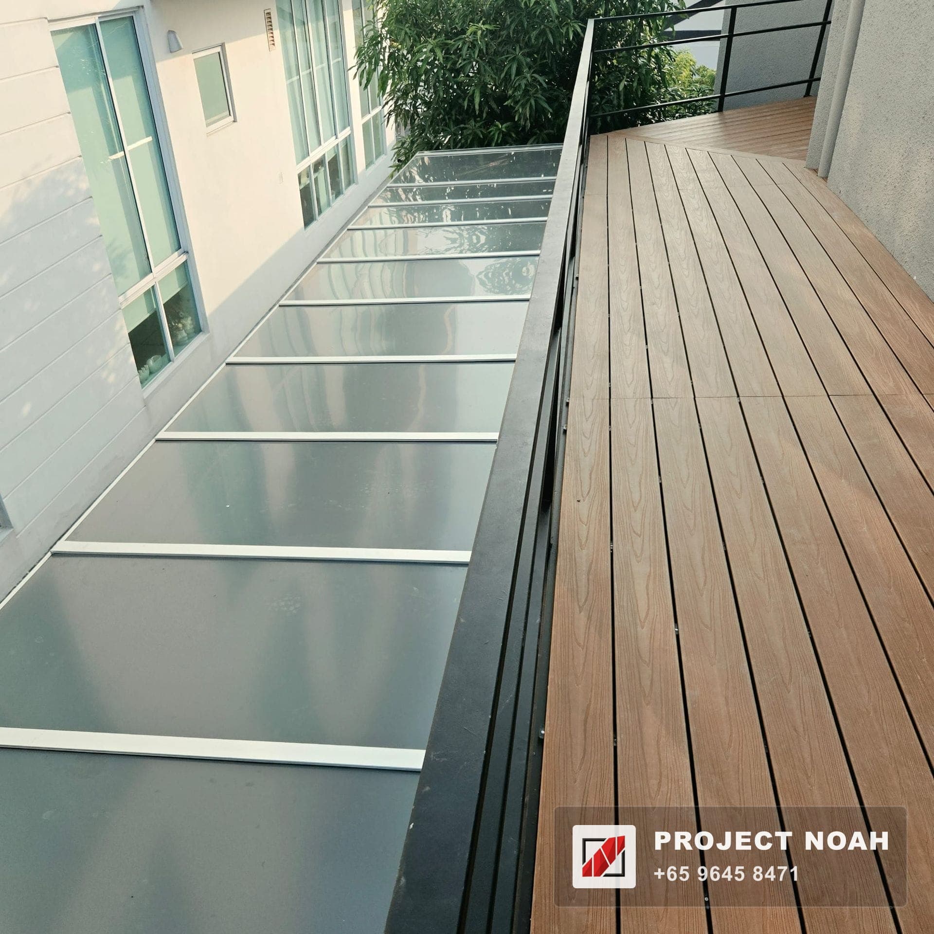 Frosted Glass Roofing - photo 1